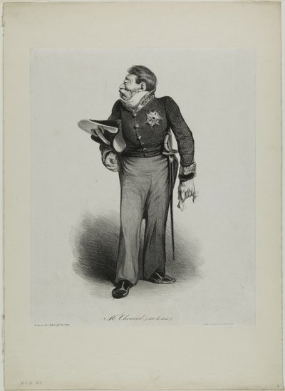 ショワズール氏（ル・デュックと呼ばれる）、502頁 作： Honoré Victorin Daumier