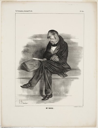Mr.Guiz...、漫画家セレブリティより340ページ 作： Honoré Victorin Daumier