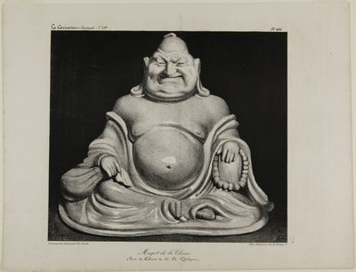 中国製磁器人形（チャールズ・フィリポン氏の個人コレクションより）、プレート416 作： Honoré Victorin Daumier