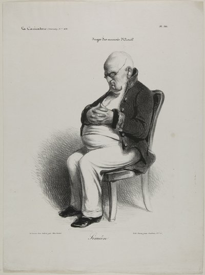 シメオン、プレート521 作： Honoré Victorin Daumier