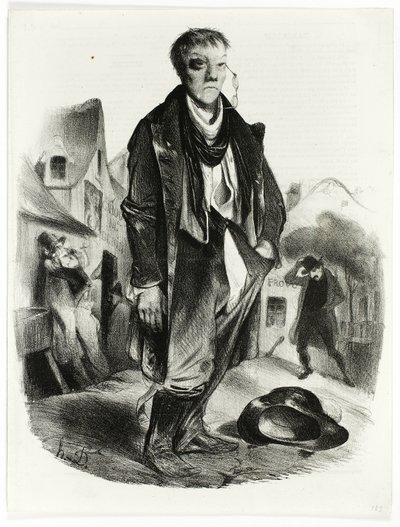 酔っぱらい 作： Honoré Victorin Daumier