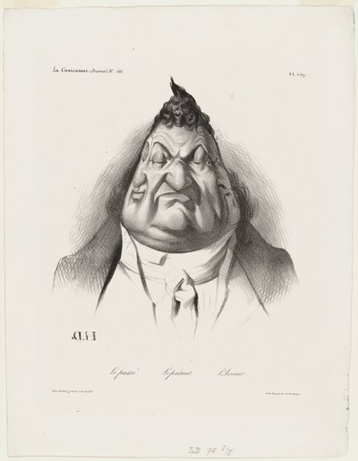 過去、現在、未来、プレート349 作： Honoré Victorin Daumier