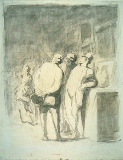 3人の目利き 作： Honoré Victorin Daumier