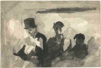 三等車 作： Honoré Victorin Daumier