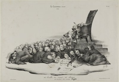 とても謙虚で、とても従順で、そして何よりも、とても貪欲な被写体だった。 作： Honoré Victorin Daumier