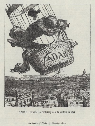 写真を芸術の域にまで高めたNadar 作： Honore (after) Daumier