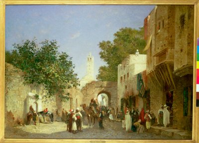 アラブストリートシーン、1872 作： Honore Boze