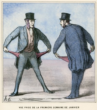 1月第1週の肖像 作： Honore Daumier