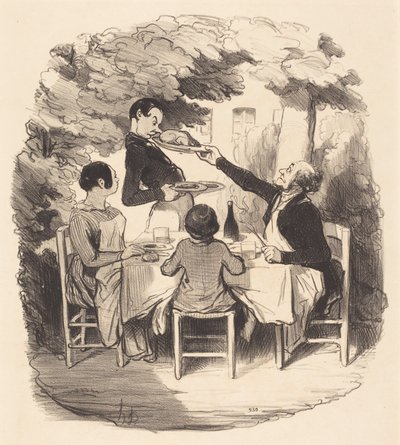 ああ！ それは新鮮です...しかし、あなたはそうではありませんか... 作： Honoré Daumier