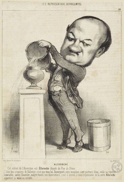  作： Honoré Daumier