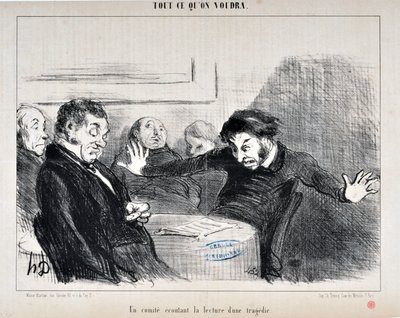 オノレ・ドーミエ（1808-1879）の作品。シャリヴァリ」は1852年の作品。Serie ALL CE QU