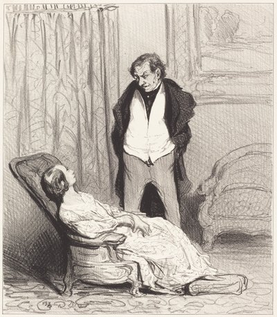 箱ニンジン 作： Honoré Daumier