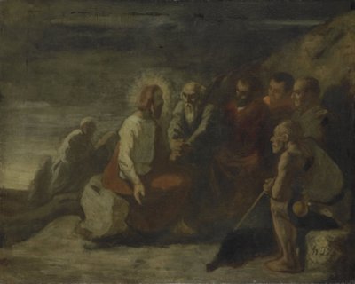 キリストとその弟子たち 作： Honore Daumier