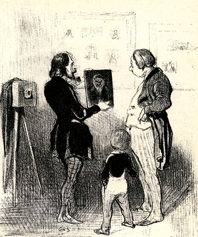 ダゲレオタイプ 作： Honore Daumier