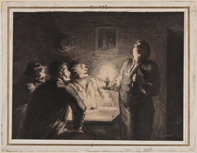  作： Honoré Daumier