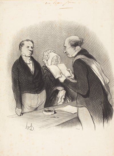  作： Honoré Daumier