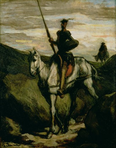 ドン・キホーテ 作： Honoré Daumier