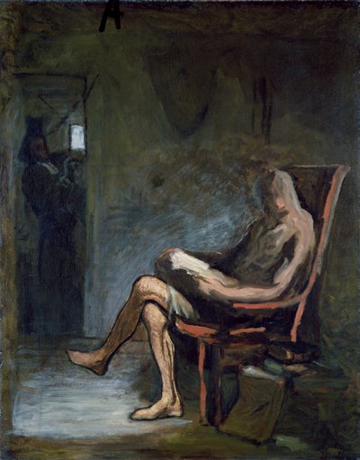 ドン・キホーテ・リーディング 作： Honoré Daumier