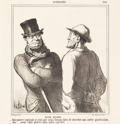 思い出の間 作： Honoré Daumier