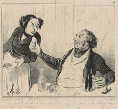 少年、それは何ですか... 作： Honoré Daumier