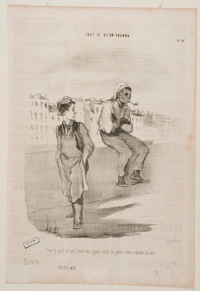  作： Honoré Daumier