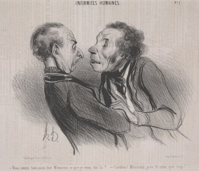 人間の弱点、No.1 作： Honoré Daumier