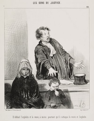  作： Honoré Daumier