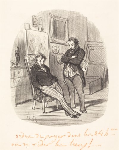  作： Honoré Daumier