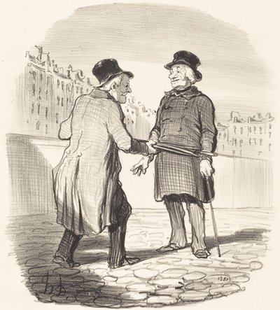 私はあなたを逮捕します、悪い主題... 作： Honoré Daumier