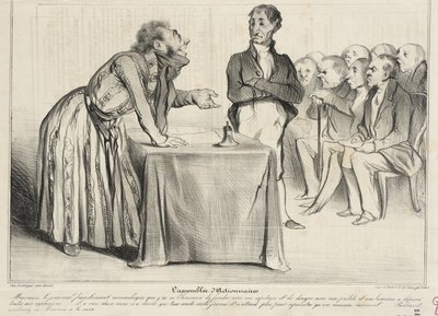  作： Honoré Daumier