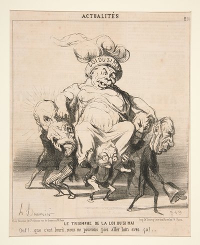  作： Honoré Daumier