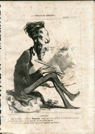 Le Charivari 作： Honoré Daumier