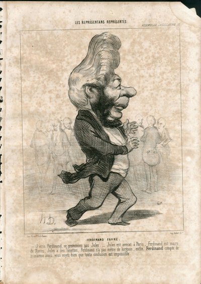 Le Charivari 作： Honoré Daumier