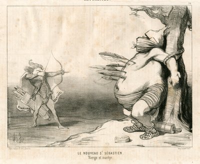 ル・シャリヴァリ、B＆Wで風刺を効かせる 作： Honoré Daumier