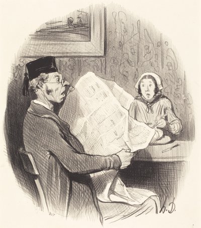 ますますモンスター化するフォーマット 作： Honoré Daumier