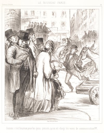 新しいパリ 作： Honoré Daumier
