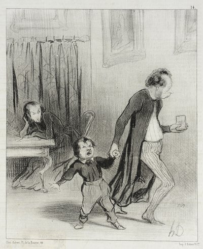  作： Honoré Daumier