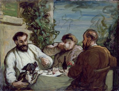 田舎でランチ 作： Honoré Daumier
