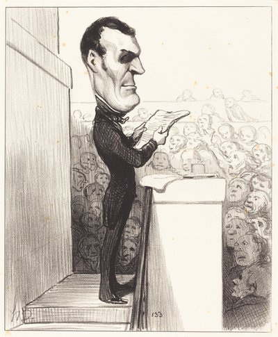  作： Honoré Daumier