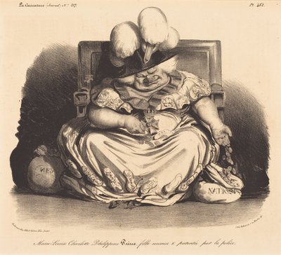 マリー・ルイーズ・シャーロット・フィリピンペアリー 作： Honoré Daumier
