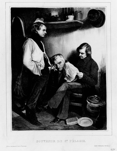 サントペラジーの思い出 作： Honoré Daumier