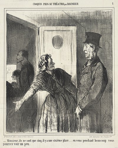  作： Honoré Daumier