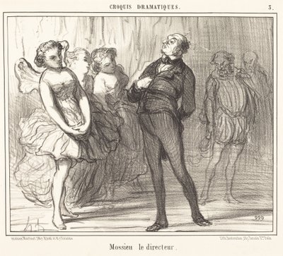 監督のモーシー 作： Honoré Daumier