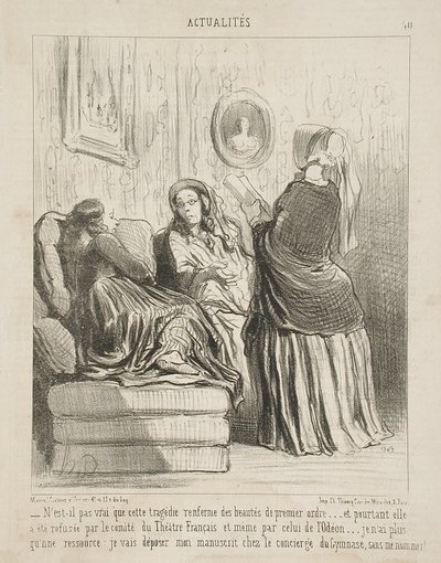  作： Honoré Daumier