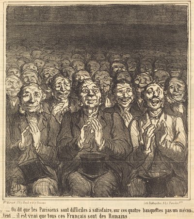 パリジャンと言われている... 作： Honoré Daumier