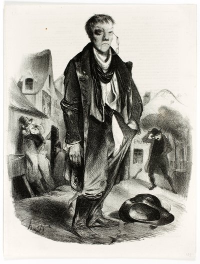 酔っぱらい 作： Honoré Daumier