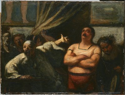 強い男 作： Honoré Daumier
