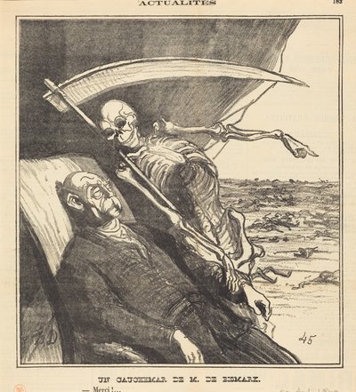 ビスマルク氏の悪夢 作： Honoré Daumier