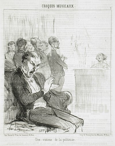  作： Honoré Daumier