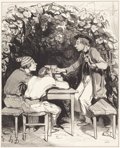  作： Honoré Daumier